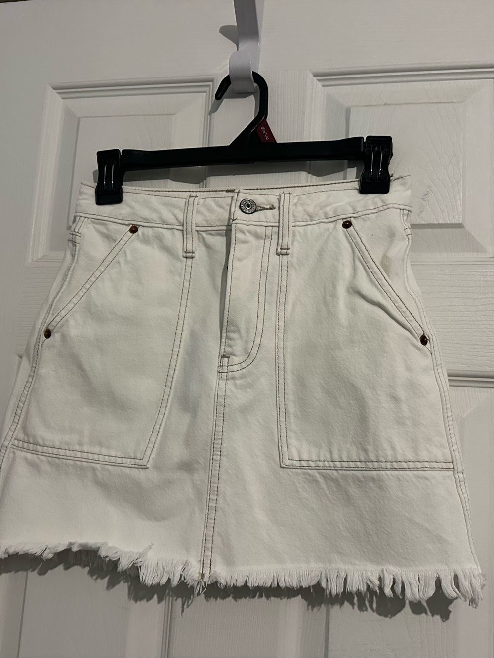 Abercrombie & Fitch Utility Denim Mini Skirt size 0/24
